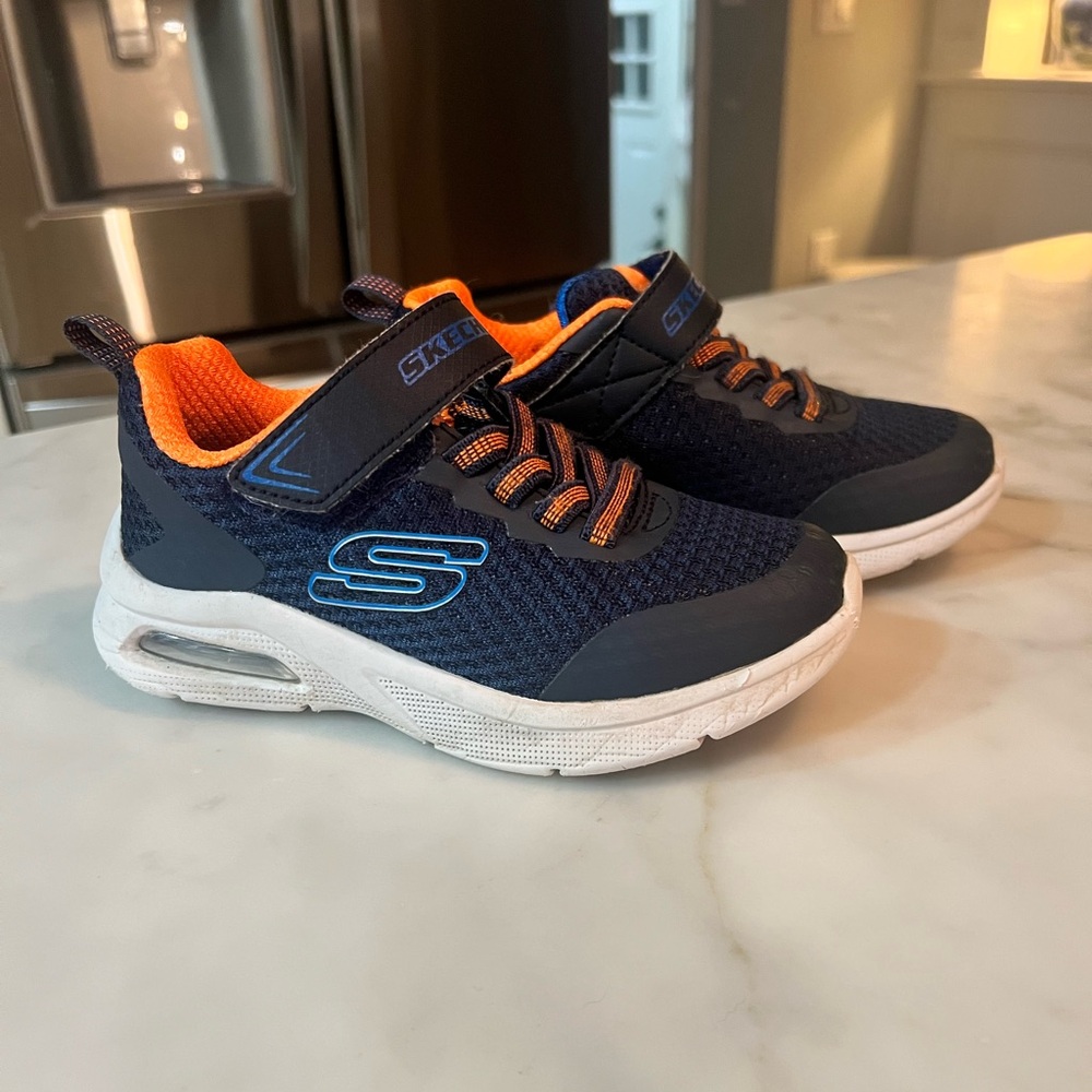 Skechers Kids' Blue and Orange Sneakers